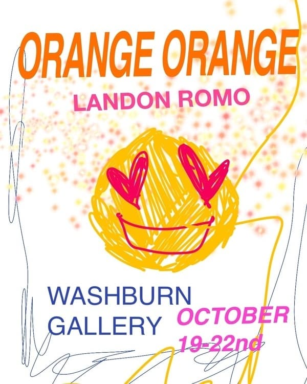 "ORANGE ORANGE" - Washburn Gallery at Ceramics Building